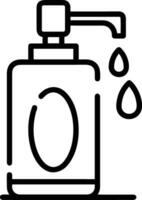 Soap washing icon symbol image vector. Illustration of the soap antiseptic foam cleaner sanitary design image vector