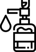 Soap washing icon symbol image vector. Illustration of the soap antiseptic foam cleaner sanitary design image vector