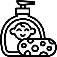 Soap washing icon symbol image vector. Illustration of the soap antiseptic foam cleaner sanitary design image vector