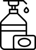 Soap washing icon symbol image vector. Illustration of the soap antiseptic foam cleaner sanitary design image vector