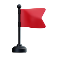 flag 3d rendering icon illustration png