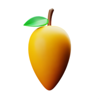 mango 3d renderen icoon illustratie png
