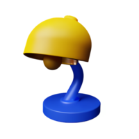 lampa 3d tolkning ikon illustration png