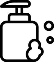 Soap washing icon symbol image vector. Illustration of the soap antiseptic foam cleaner sanitary design image vector