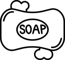 Soap washing icon symbol image vector. Illustration of the soap antiseptic foam cleaner sanitary design image vector