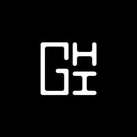 GHI letter logo vector design, GHI simple and modern logo. GHI luxurious alphabet design