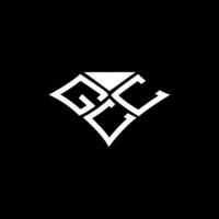 gcc letra logo vector diseño, gcc sencillo y moderno logo. gcc lujoso alfabeto diseño