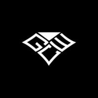 gcw letra logo vector diseño, gcw sencillo y moderno logo. gcw lujoso alfabeto diseño