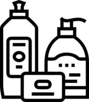 Soap washing icon symbol image vector. Illustration of the soap antiseptic foam cleaner sanitary design image vector