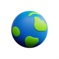 Planet 3d Rendern Symbol Illustration png