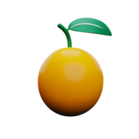 mango 3d renderen icoon illustratie png