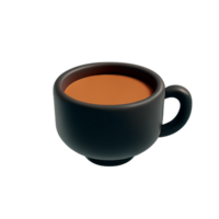 té 3d representación icono ilustración png