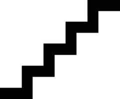 Stairs up escalator icon symbol image vector. Illustration of upstairs isolated success concept design image. vector