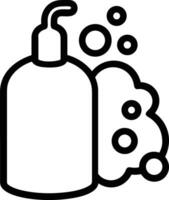 Soap washing icon symbol image vector. Illustration of the soap antiseptic foam cleaner sanitary design image vector