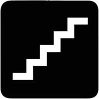 Stairs up escalator icon symbol image vector. Illustration of upstairs isolated success concept design image. vector