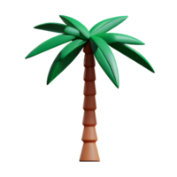 Palme Baum 3d Rendern Symbol Illustration png