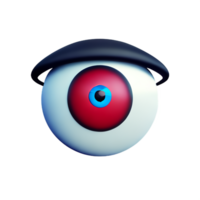 ojo 3d representación icono ilustración png