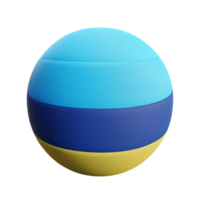 beach ball 3d travel and holiday illustration png