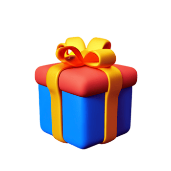 gåva 3d ikon illustration png