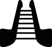 Stairs up escalator icon symbol image vector. Illustration of upstairs isolated success concept design image. vector