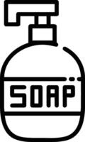 Soap washing icon symbol image vector. Illustration of the soap antiseptic foam cleaner sanitary design image vector