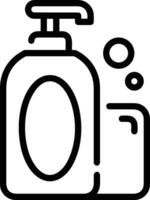 Soap washing icon symbol image vector. Illustration of the soap antiseptic foam cleaner sanitary design image vector