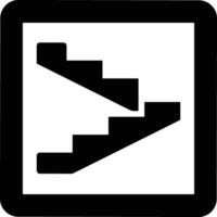 Stairs up escalator icon symbol image vector. Illustration of upstairs isolated success concept design image. vector