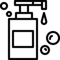 Soap washing icon symbol image vector. Illustration of the soap antiseptic foam cleaner sanitary design image vector