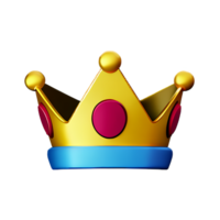 crown 3d icon illustration png