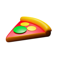 Pizza 3d icône illustration png