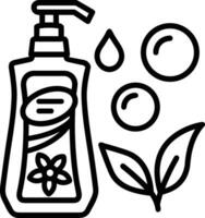 Soap washing icon symbol image vector. Illustration of the soap antiseptic foam cleaner sanitary design image vector