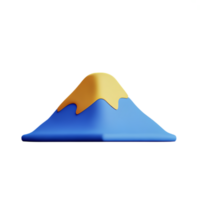 mountain 3d icon illustration png