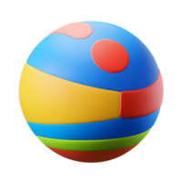 strand boll 3d resa och Semester illustration png