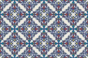 Turkish Mosque Window Vector Seamless Pattern. Ramadan mubarak muslim background. Traditional ramadan kareem mosque pattern with gold grid mosaic. Islamic window grid design of lantern shapes tiles.