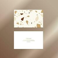 Terrazzo Pattern. magazine cover, wedding invitation, flyer, greeting card, packaging and branding design. vector