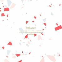 Terrazzo Pattern. Endless cement texture background vector