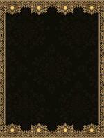 luxury golden mandala background with beautiful frame pattern background vector