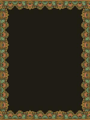 Digital motifs Design front And Back Ornaments. Handmade art illustration. Border edge floral pattern.Paisley motif without room.Rugs motifs.ethnic motifs.Beautiful scarf print.