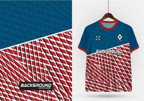 soccer jersey t-shirt design template mockup for football club vector