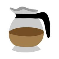 High quality icons of home appliances and furniture. Coffe Pot vector