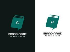 p book logo vector