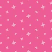 Vector seamless pattern with stars. Barbicora print. Pink pattern with stars.