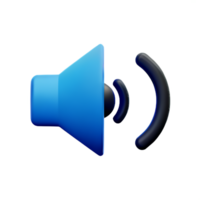 volume up 3d icon png