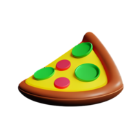 Pizza 3d icono ilustración png