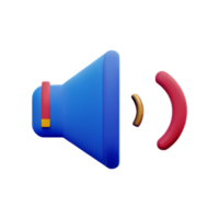 volume up 3d icon png