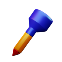 Brush 3d icon illustration png