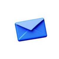 email 3d le rendu icône illustration png