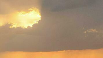 Timelapse of clouds in sky during sunset video