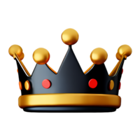 crown 3d icon illustration png