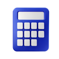 Taschenrechner 3d Benutzer Schnittstelle Symbol png